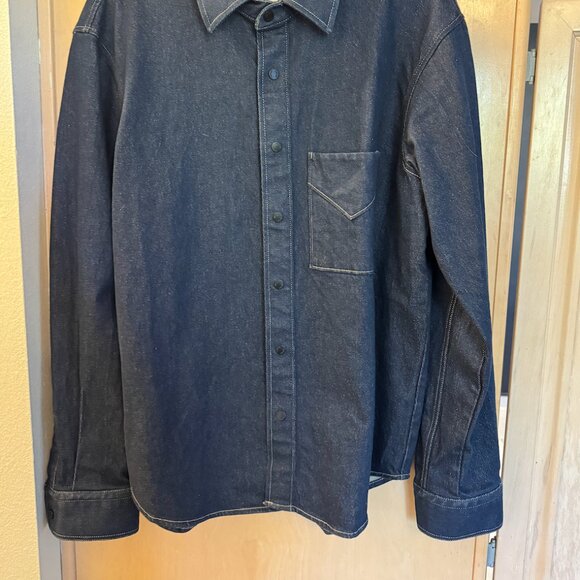 Hudson Men's Stretch Denim Shirt - Picture 2 of 6
